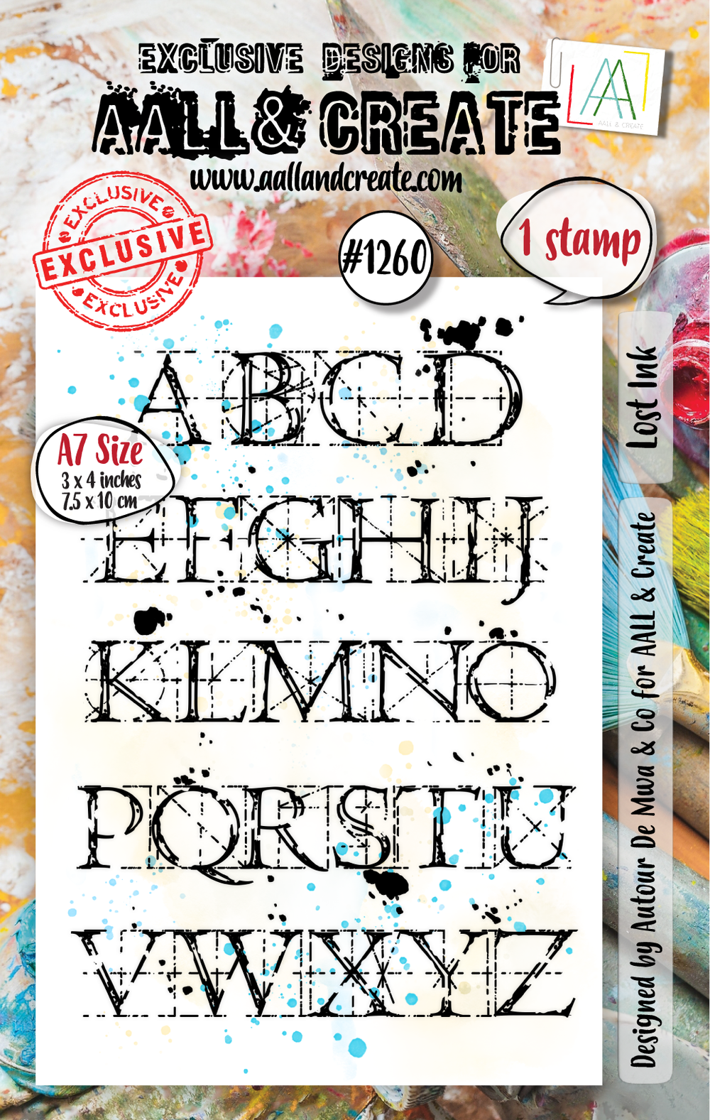 AALL and Create - Set de tampons A7 - Lost Ink