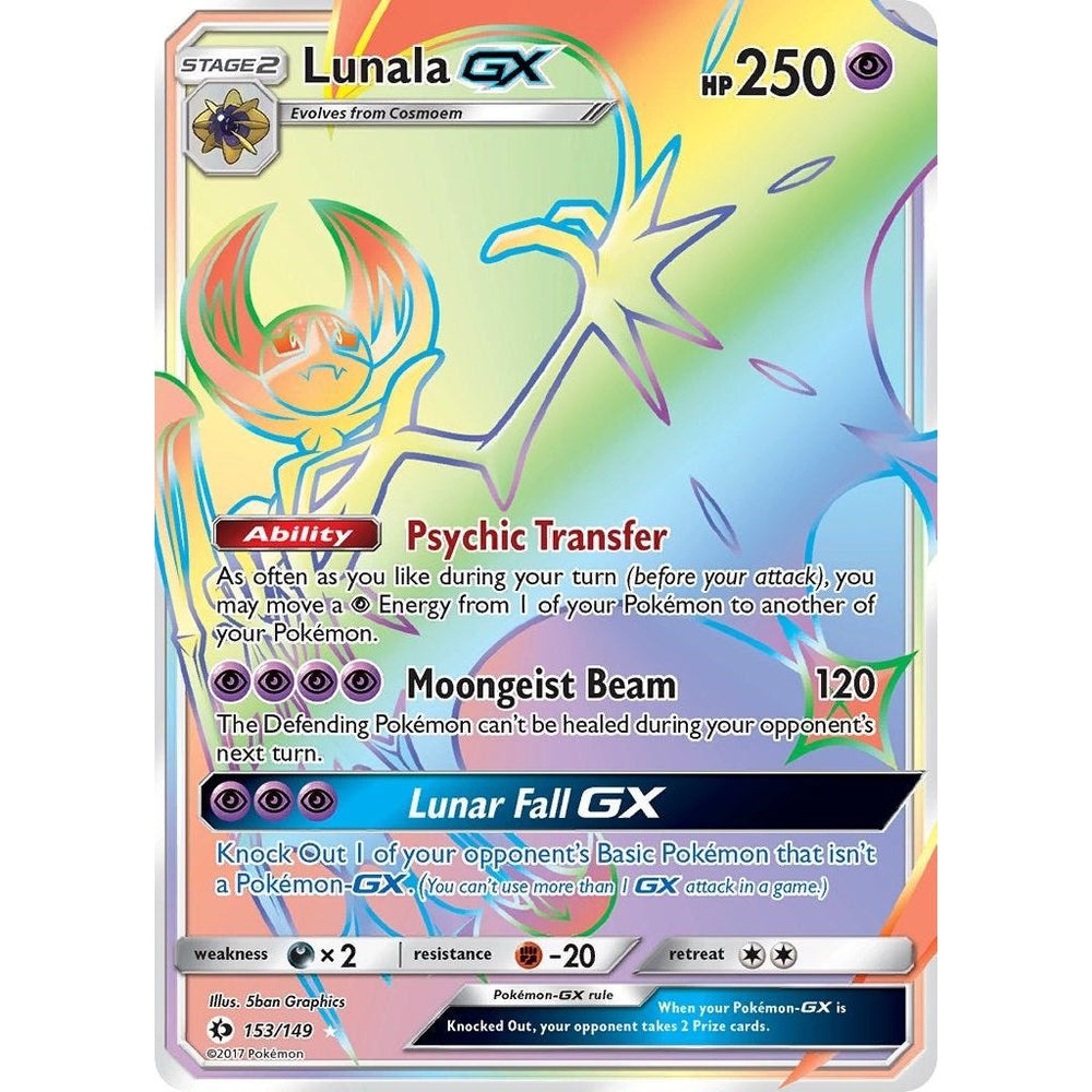 Lunala GX (Secret) (153/149) (SM01)