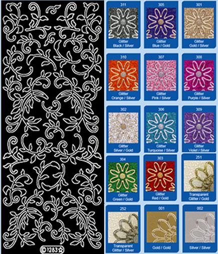 Deco Stickers - Leaf Flourish — Ecstasy Crafts