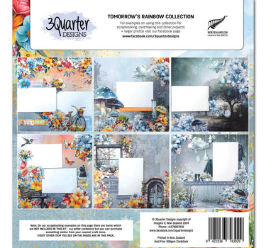 3Quarter Designs Tomorrow's Rainbow 12x12 Design Paper & Diecuts Set