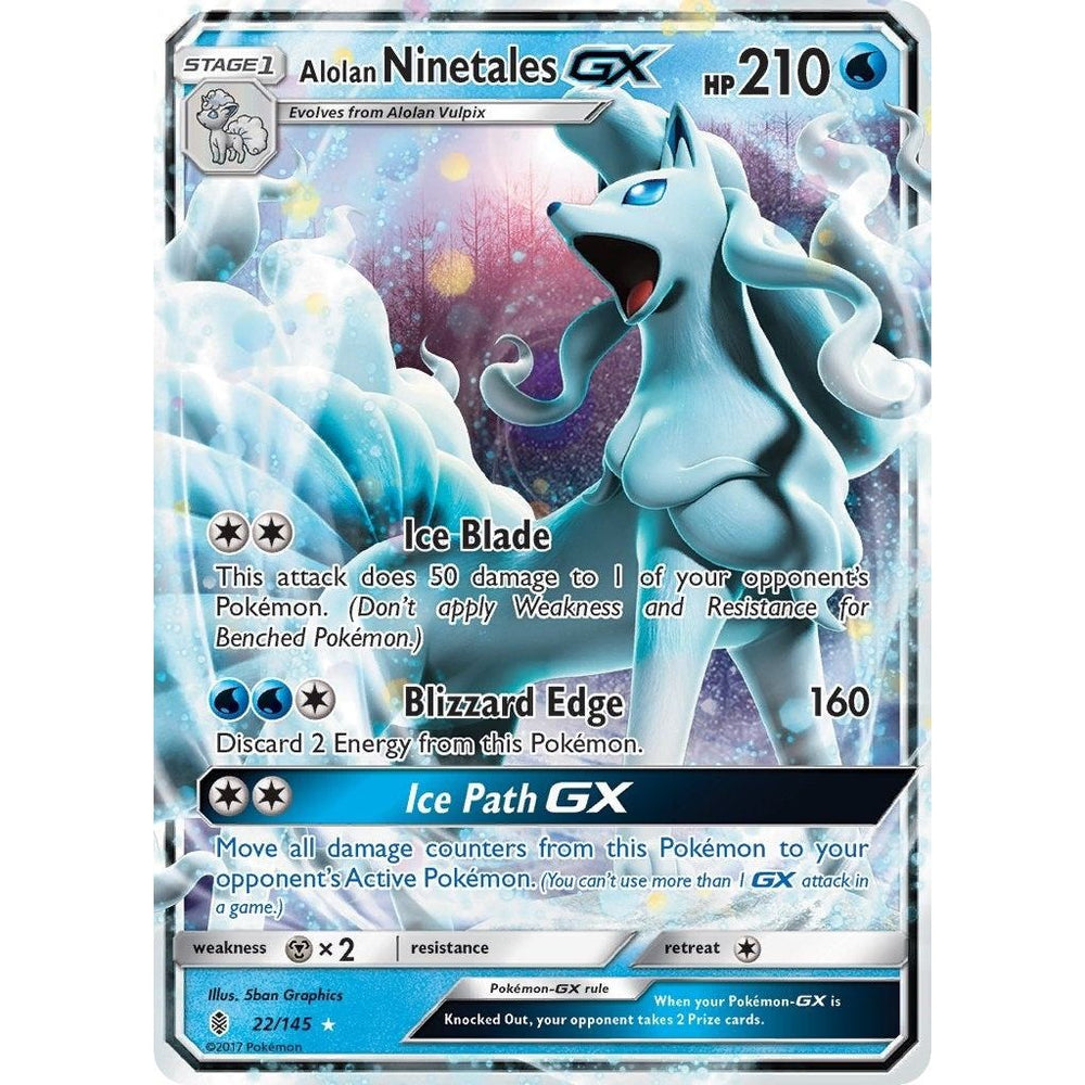 Alolan Ninetales GX (22/145) (SM02)