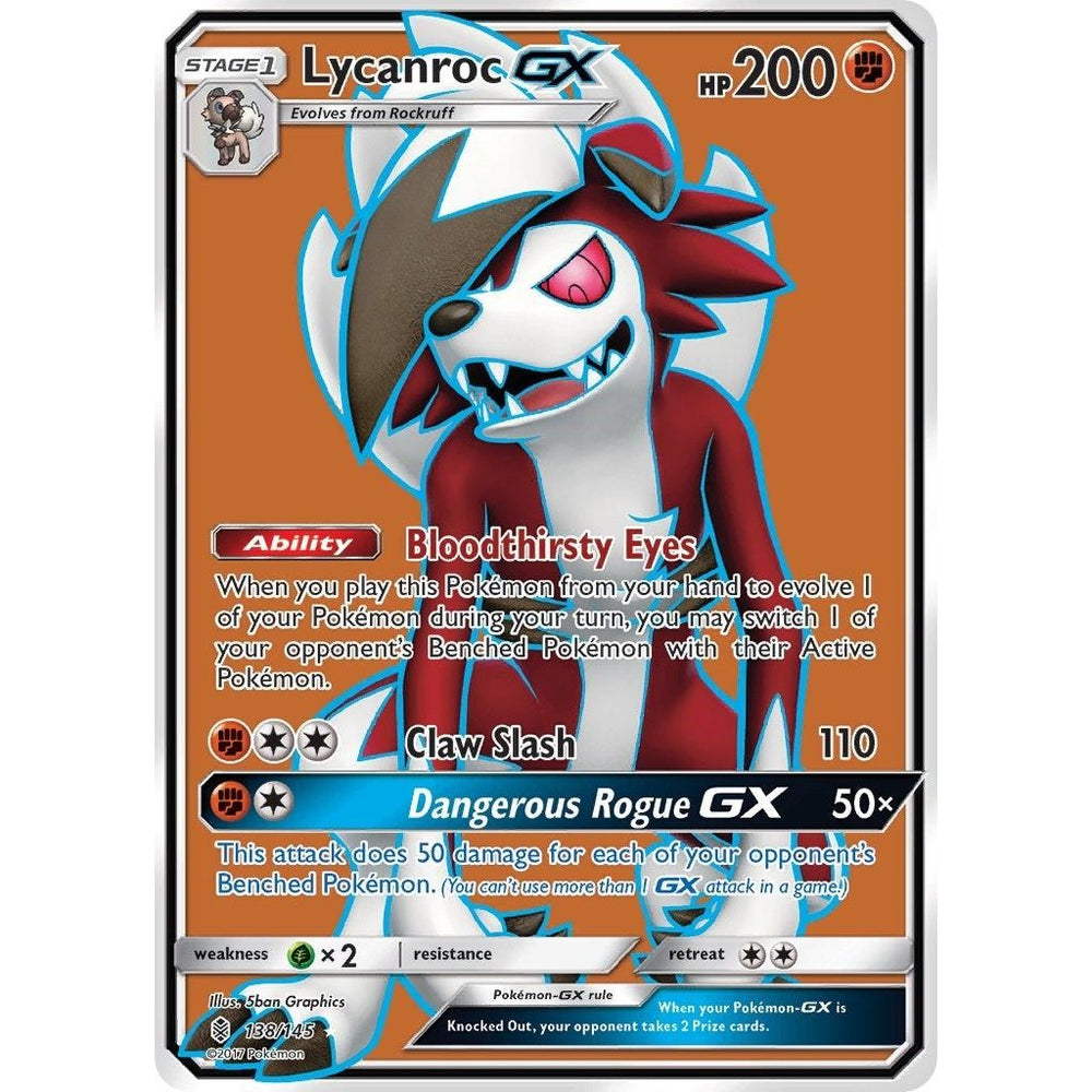 Lycanroc GX (Full Art) (138/145) (SM02)