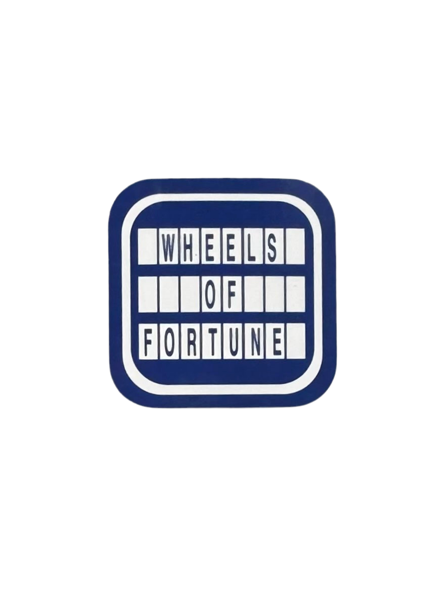 Autocollant 411VM 'Wheels Of Fortune' - Bleu