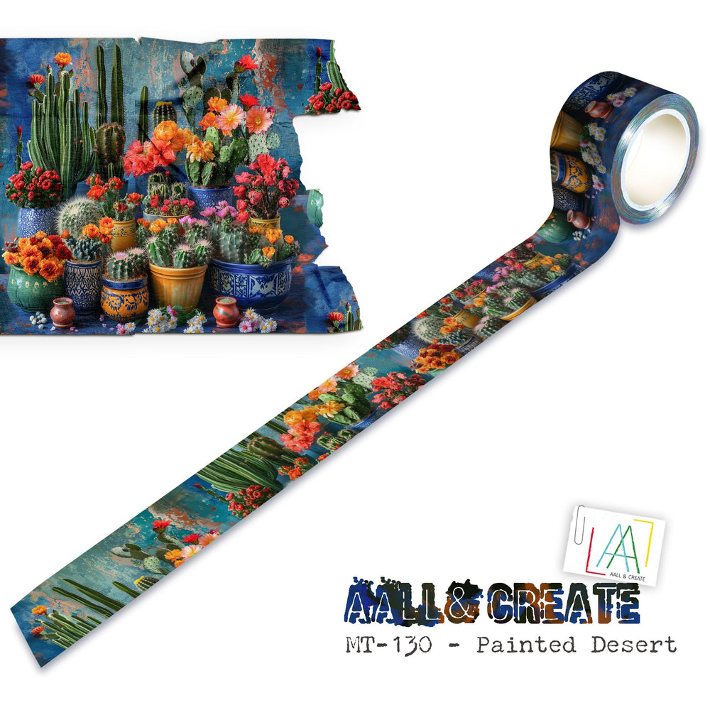 AALL and Create - Rouleau de Washi Tape 25mm x 10m - Painted Desert (Layer-It-Up !)