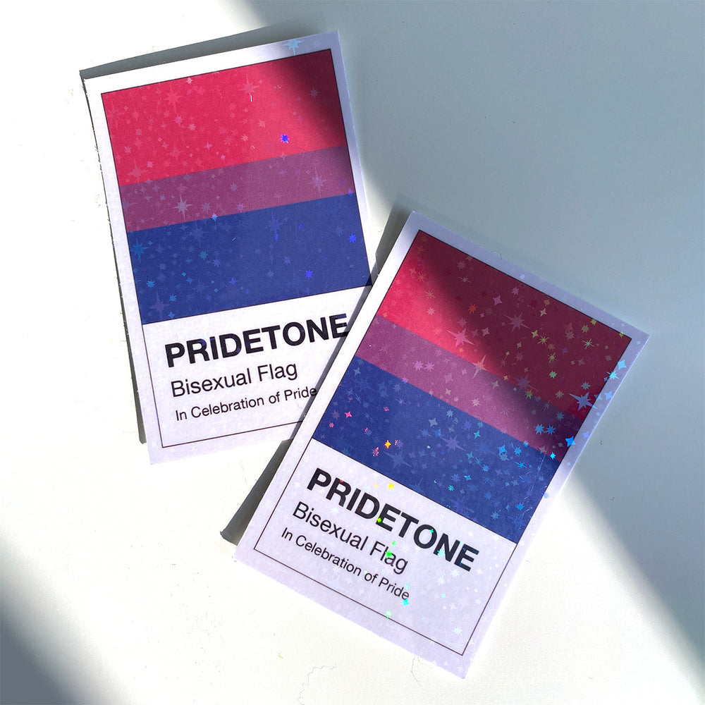 Drapeau bisexuel Pridetone | Autocollant de la Fierté
