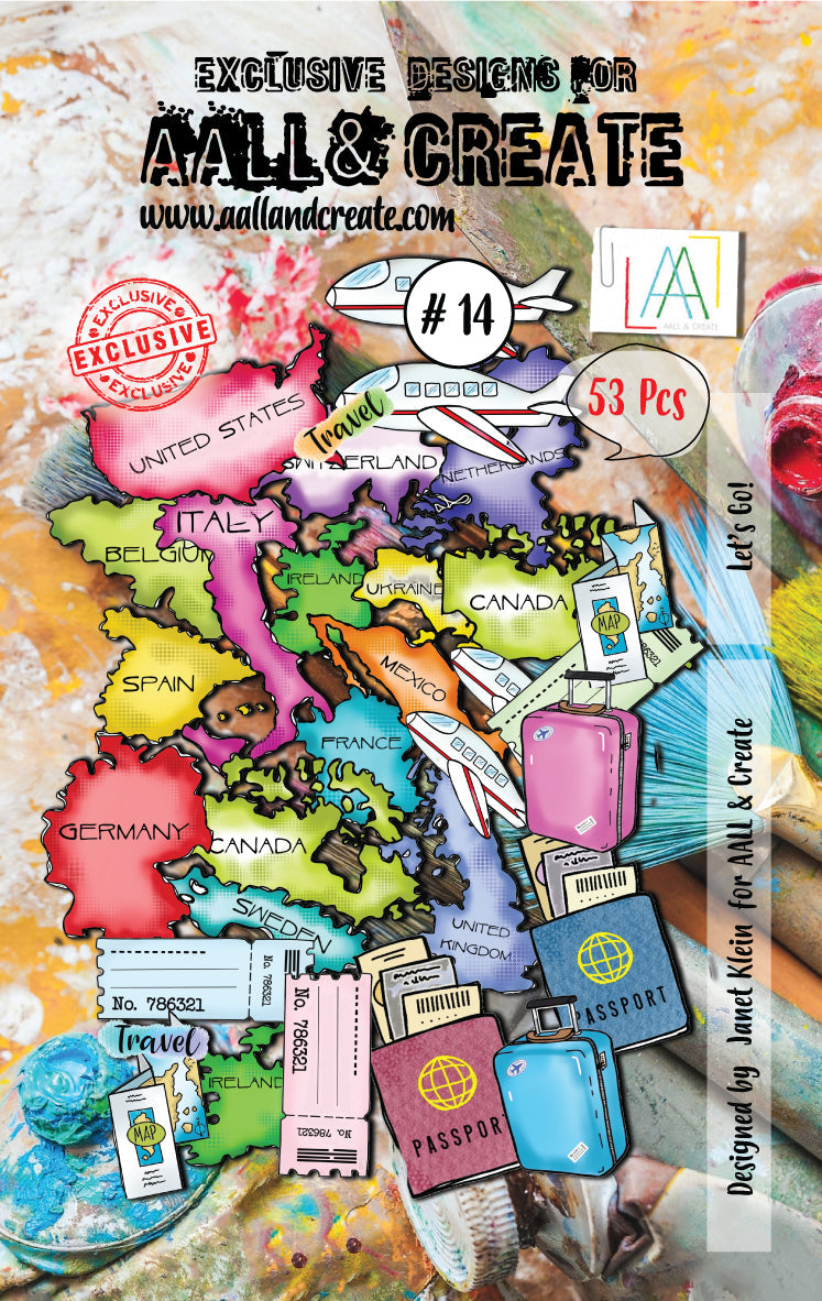 AALL and Create Ephemera - 014 - Let's Go! — Ecstasy Crafts