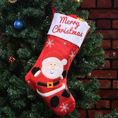 Pendentif bas de Noël – Décoration suspendue Orignal et Père Noël
