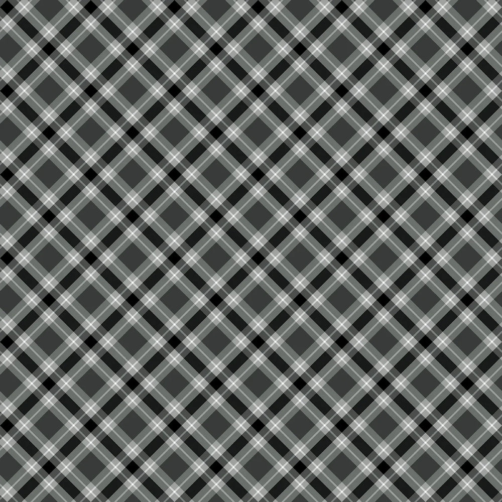 Plaid 108" Wide Back - Gray — Cottage Quilting Ltd.