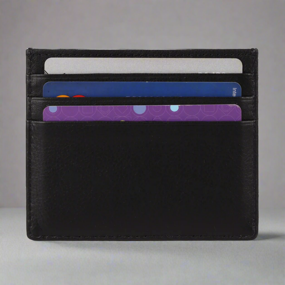 Porte-cartes en cuir RFID MET