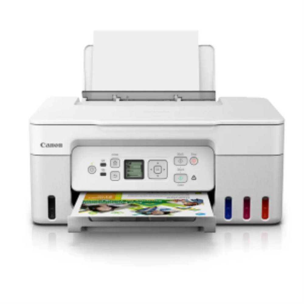 Canon 5805C023 PIXMA G3270 White All-in-One Wireless MegaTank Printer – High-Volume 6,000 Page Yield