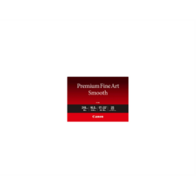 Canon FA-SM2 Premium Fine Art Smooth Paper, 17X22 (25 Sheets) (1711C015)