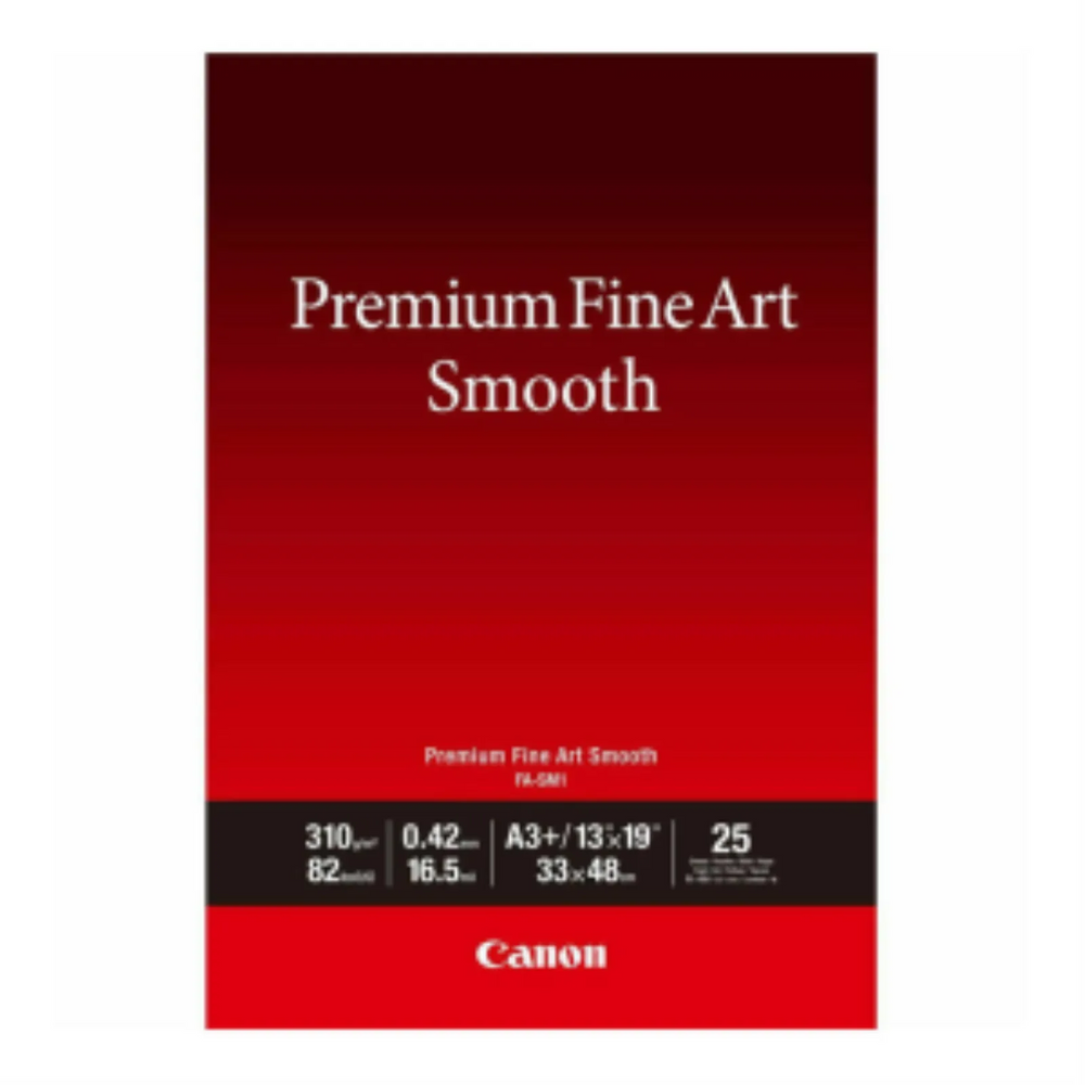 FA-SM1 Premium Fine Art Smooth, A3+/13X19 (25 sheets/pkg)