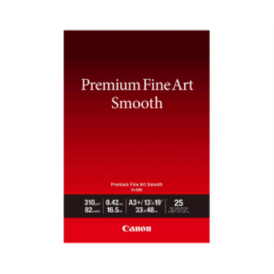 Canon FA-SM2 Premium Fine Art Smooth A3+/13X19 25 Sheets (1711C014)