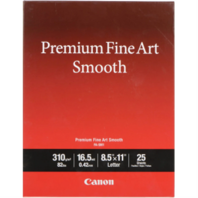 Canon FA-SM1 Premium Fine Art Smooth Paper LTR 25 Sheets (1711C002)