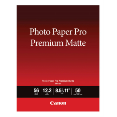 PM-101 Papier photo 8,5" x 11" Pro Premium Mat (50 feuilles/paq)