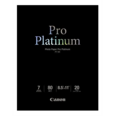 PT-101 Papier Photo Pro Platinum 8,5" x 11" (20 feuilles/paq)