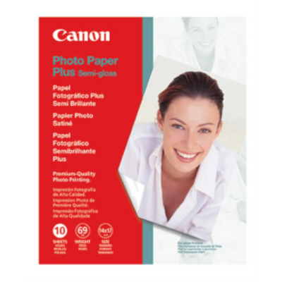 Canon SG-201 14" x 17" Photo Paper Plus Semi-Gloss 10 Sheets (1686B028)