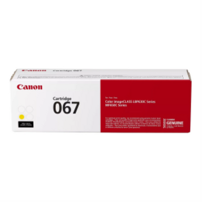 Cartouche de toner jaune Canon 067 à rendement standard (5099C001)