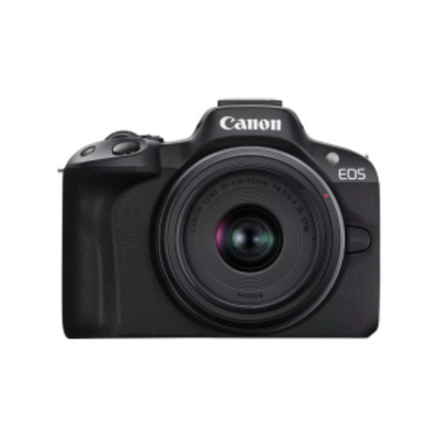 Canon 5811C012 EOS R50 STM Kit with RF-S 18-45mm – 24.2MP 4K Mirrorless Camera