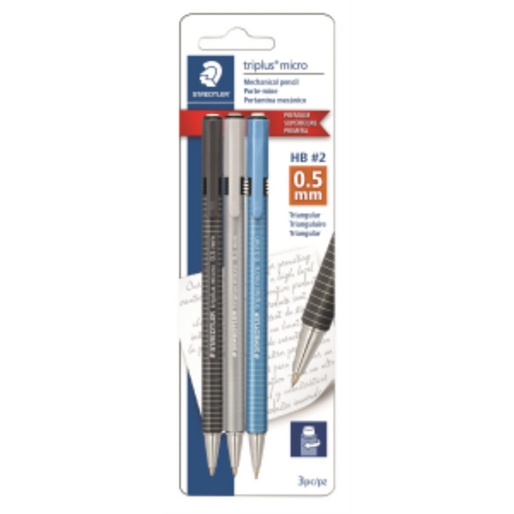 77425BK3A6-NA STAEDTLER-Mars Limited PENCIL MECH. 0.5MM 3/PK