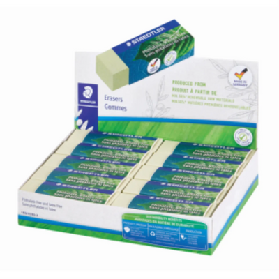 Staedtler Mars N80 Plant Based Eraser, 20 Pack (526-80-5A6)