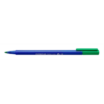Staedtler Tri Colour Fibre Tip Pen 1mm Green (323-5)