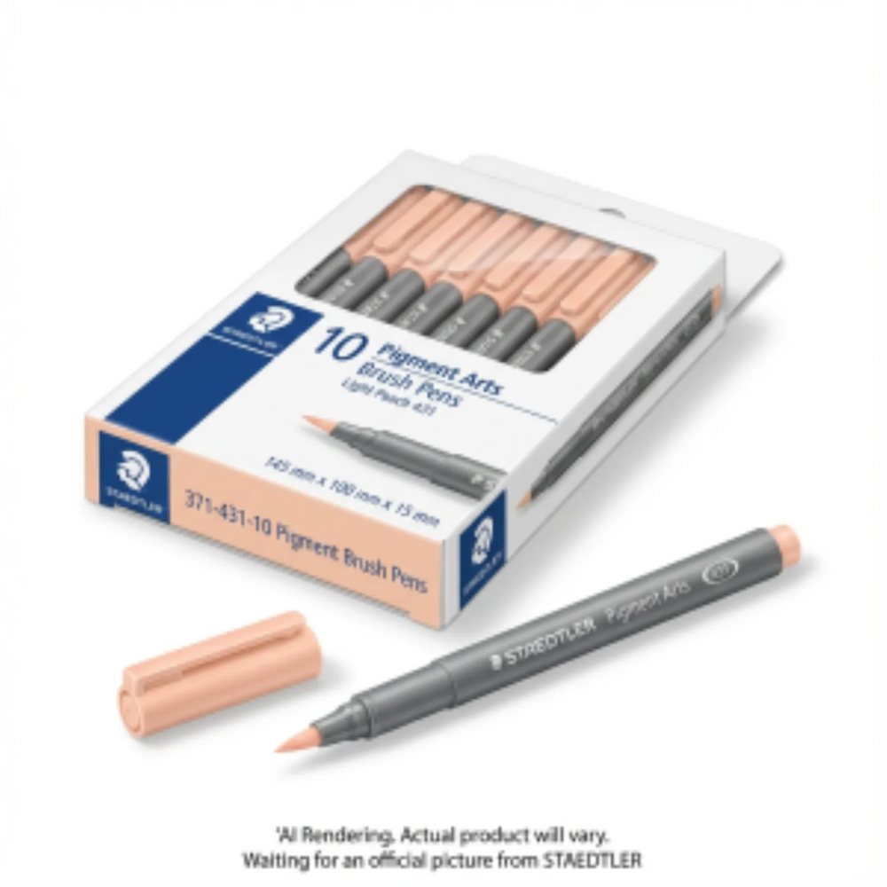 Pigment Brush Pen Light Peach