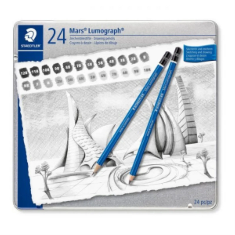 Pencil Mars Lumograph x24 100% PEFC