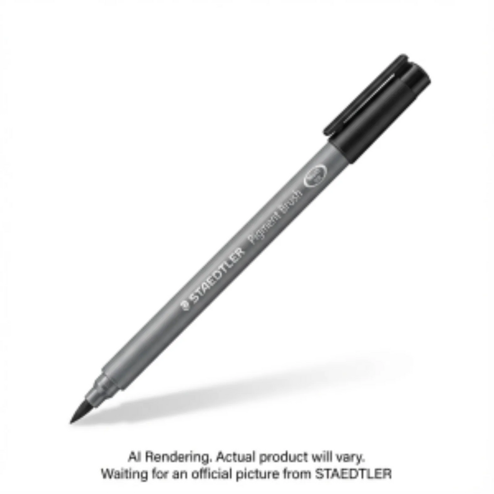 Pigment Brush Pen Intense Black