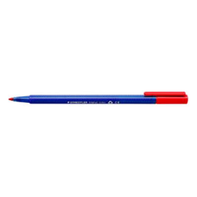 Staedtler Triplus Colour Fibre Tip Pen 1mm Red (323-2)