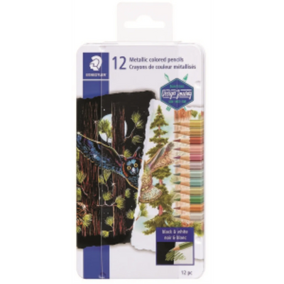 Staedtler Metallic Col Pencil Set 12pc Fsc 100% (146M-M12A6)