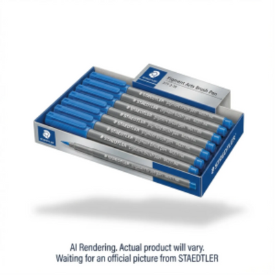 Staedtler Pigment Brush Pen Blue (371-3-10)