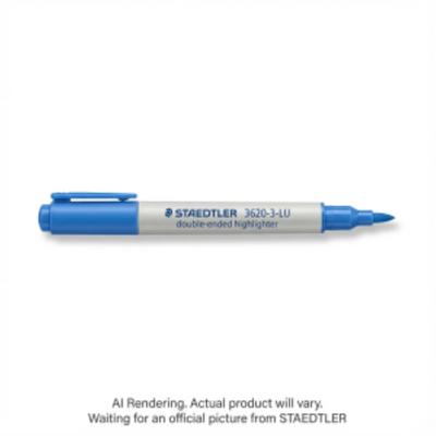 Staedtler Double-Ended Highlighter - Blue (3620-3-LU)