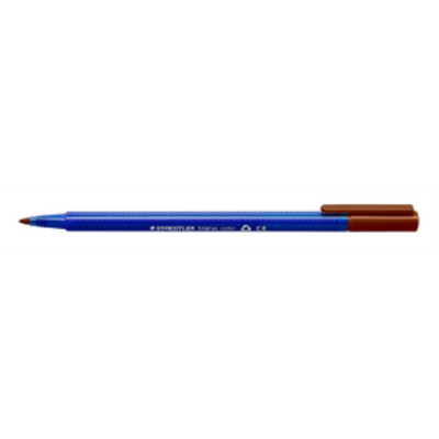 Staedtler Tri Colour Fibre Tip Pen 1mm Brown (323-76)