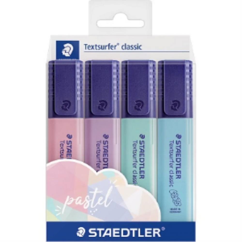 Highlighter Textsurf.pa.4pcs.wallet