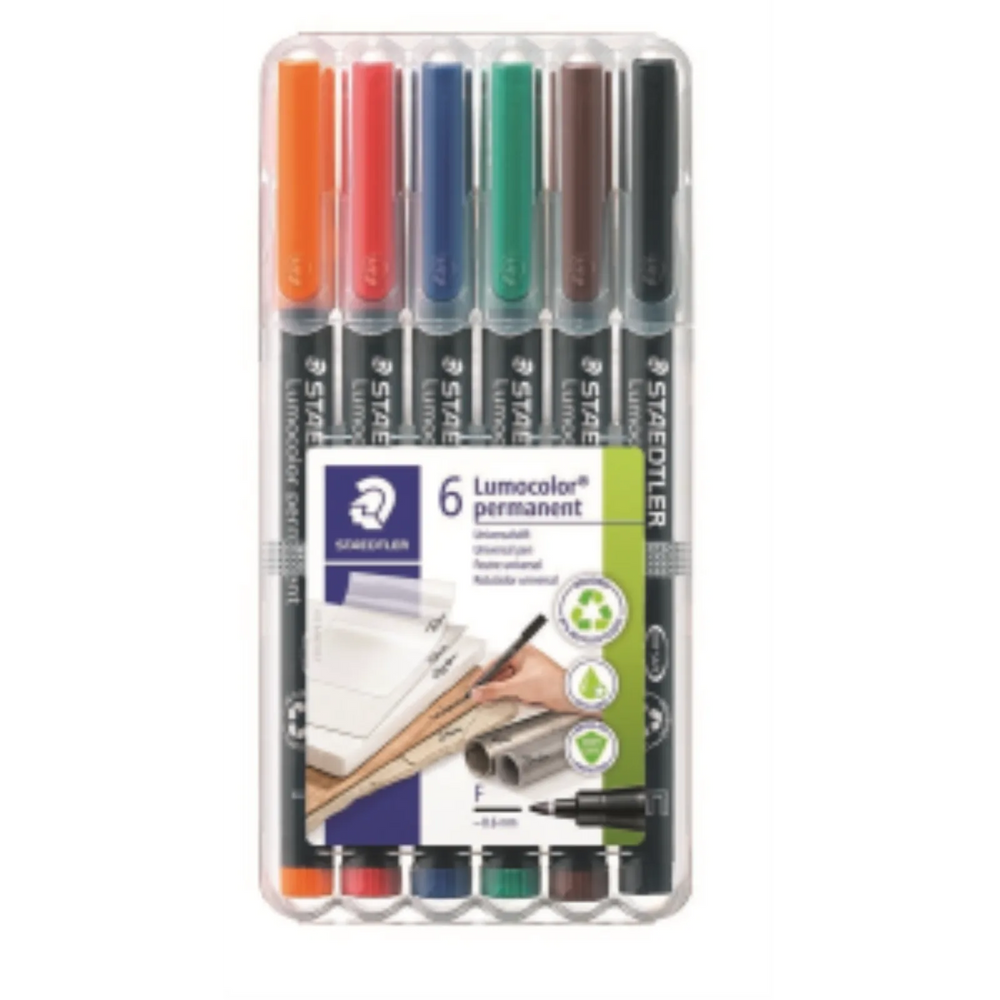 Universal pen Lumocolor perm F 6pcs