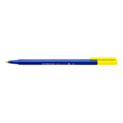 Staedtler Triplus Colour Fibre Tip Pen 1mm Yellow (323-1)