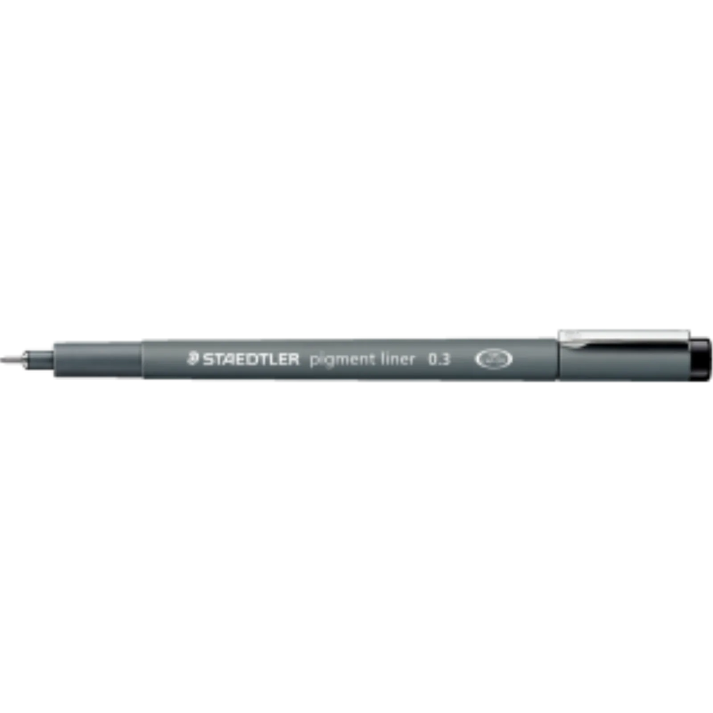 Fineliner pigment liner 0.3mm black