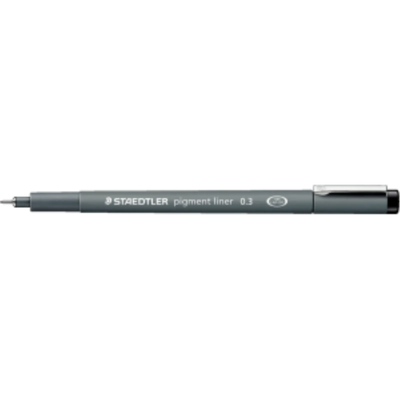 Fineliner pigment liner 0.3mm black