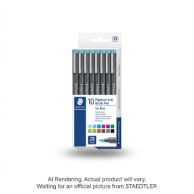 Staedtler Pigment Brush Pen Ice Blue (371-310-10)