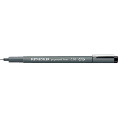 Staedtler Fineliner Pigment Liner 0.5mm Black (308-05-9M)
