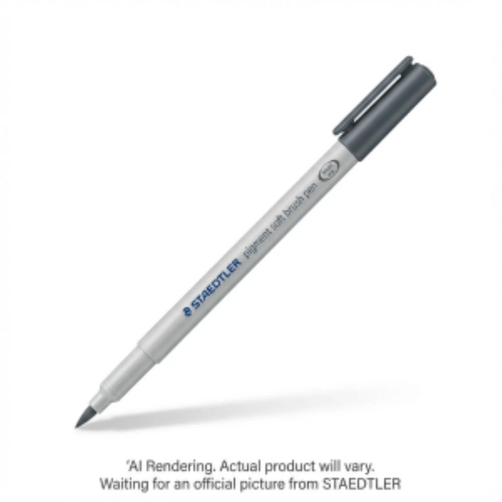 Pigment Soft Brush Pen Coolgrey Drk
