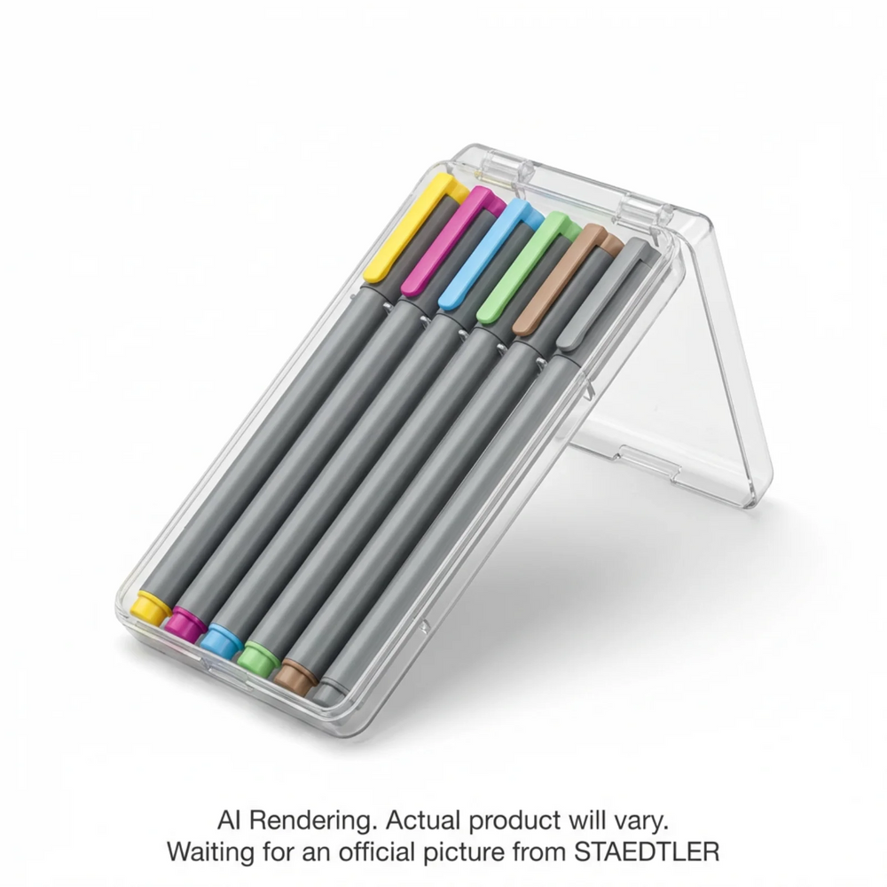 Fineliner pigment lin. 0.5mm 6 col.
