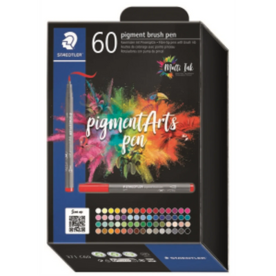 Pigment Brush Pen 60Pcs