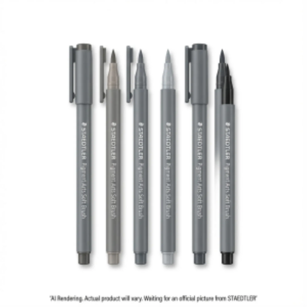 Pigment arts Soft Brush Grey colours