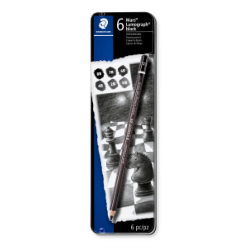 Pencil Lumograph black x6 100% PEFC