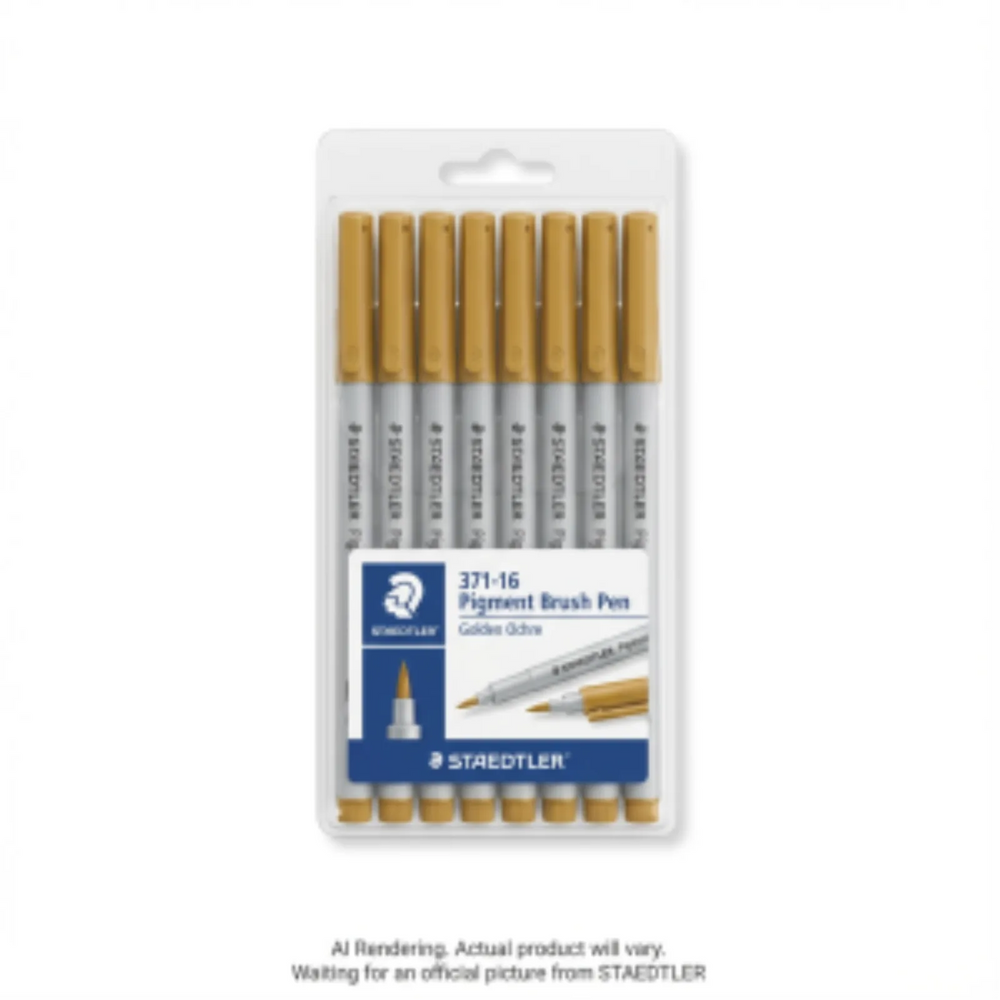 Pigment Brush Pen Golden Ochre