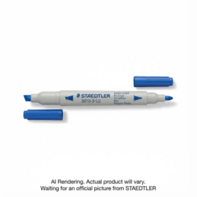 Staedtler Double-Ended Dry Erase Marker - Blue (3010-3-LU)