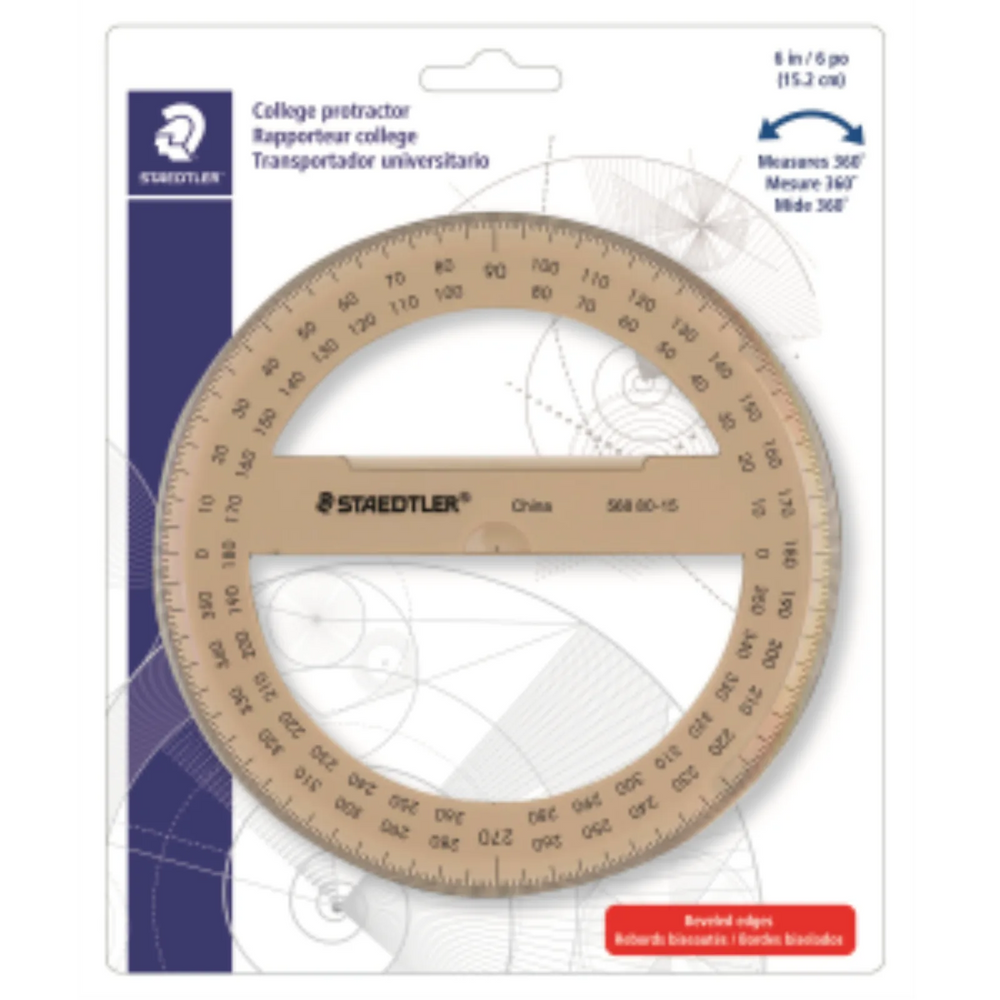 Protractor 6''/360 degree BK