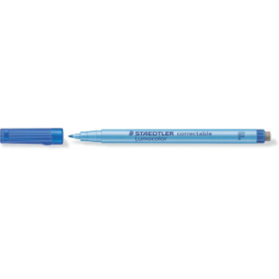 OHP pen Lumocolor correctable F blu